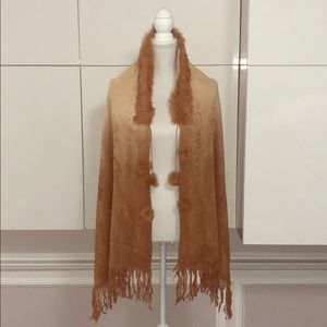 Rabbit Fur Shawl